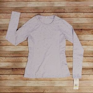 NWT lavender underarmor cold gear long sleeved top